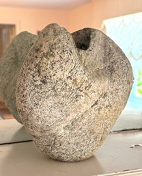Sculptural Natural Stone Minimalist Vase
