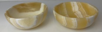 Two Natural Stone Bowls