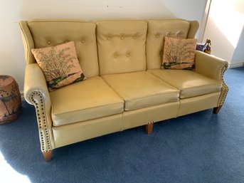Vintage Naugahyde Sofa
