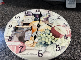 Wine & Grape Clock ByKathleen Parr Mckenna