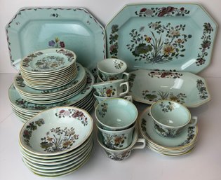 Large Lot Of Calyx Ware Adams English Ironstone Ming Jade