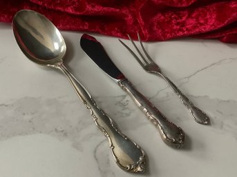 Lunt Sterling Silver 3 Piece Serving Set