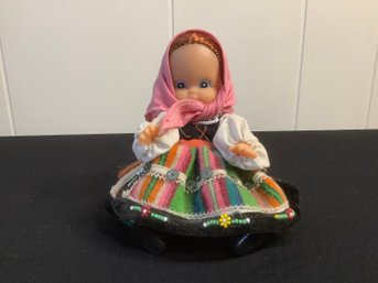 Vintage European Folk Doll