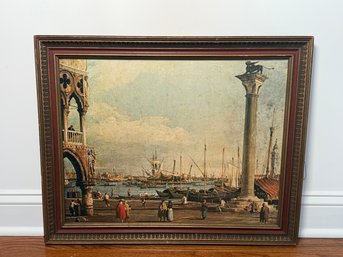Vintage Canaletto 'San Marco Harbor' Frame Print
