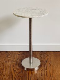 Marble Top Round Side Table