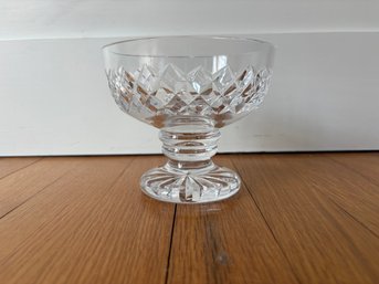 Vintage WATERFORD Cut Crystal Glass LISMORE Footed FRUIT SERVING BOWL