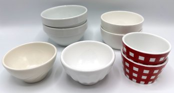 8 Small Bowls By Williams Sonoma, Crate & Barrel, Fortessa, Syracuse & More, Appear Unused