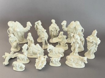 Ceramic Nativity Set, As Is