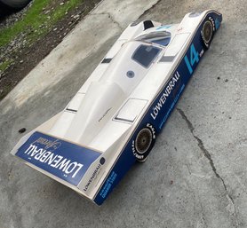 Lowenbrau Beer Racing Cardboard Porsche RARE 3D LARGE Store Display