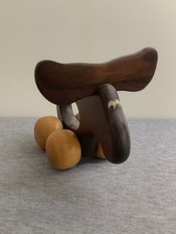Vintage Rolling Moose Toy