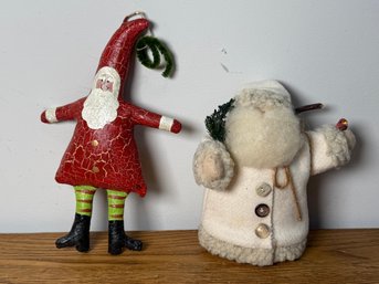 Natalie Silitch, Judy Hoiland, Charlotte Colistro Brown Christmas Figures