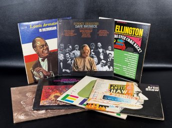 An Assortment Of Vintage Vinyl LPs Including Dave Bruebeck, Stan Getz, Artie Shaw & More