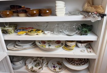 Huge Lot Of Serving Dishes