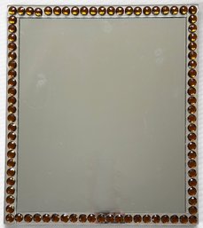 Allure Wall Mirror With Rhinestone Border