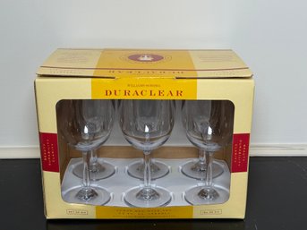 Williams And Sonoma Duraclear Wine Glasses In Box