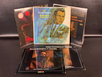 An Assortment Of Vintage Vinyl LPs Including Frank Sinatra, Grover Washington Jr. & More