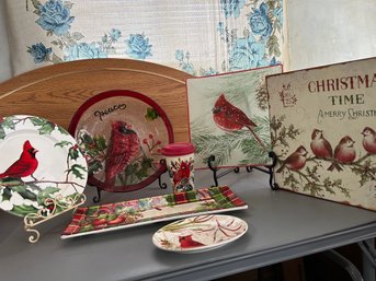Red Bird Christmas Lot