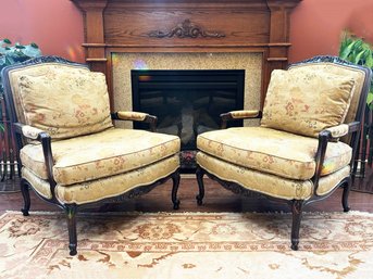 A Pair Of Elegant Bergeres By EJ Victor