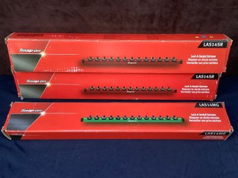 Snap-on Lock-a-socket Lot Of 3 #24