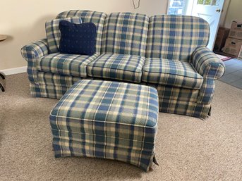 Clayton Marcus Sofa And Ottoman