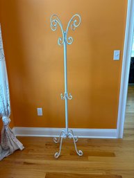 White Paint Decorated Coat Rack