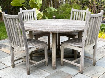 A Teak Dining Table And Set Of 4 Chairs By Kinglsey-Bate