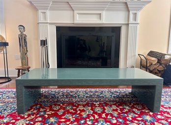 High Quality Post Modern Turquoise Coffee Table