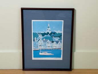 1987 Robert E Kennedy 'Nantucket Sail' Pencil Signed & Numbered Framed Lithograph