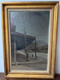 Framed Oil On Board Signed Lower Right