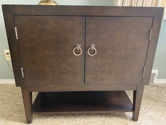 Wooden Side Table Cabinet