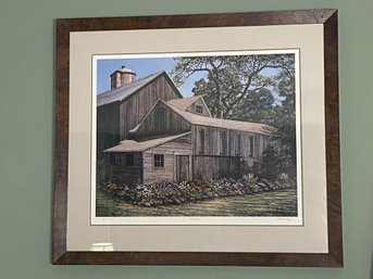 Burr Farm Vintage Framed Artwork