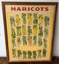 Vintage French Poster Beans