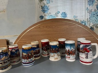 10 Annual Budweiser Steins From 2000-2010