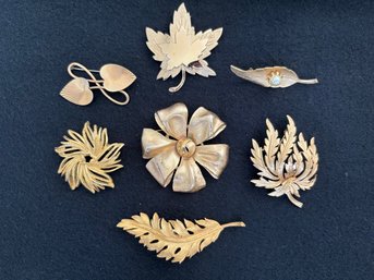 Vintage Trifari, Coro & Krementz Brooches