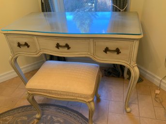 French Provincial Vanity And Stool