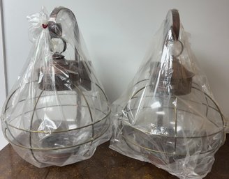 Pair Of New Outdoor Copper Fixtures