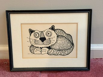 Cat Artwork By Jan Hur