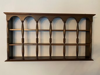 Wooden Hanging Wall Display Shelf