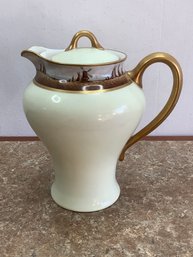OP CO  Gold Trimmed Windmill Teapot #4