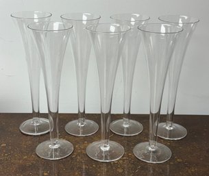 Seven Champagne Flutes