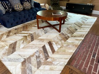 Chevron Hide Room Size Rug