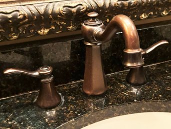 A Set Of Oil Rubbed Bronze Bath Sink Fittings (1 Of 2)