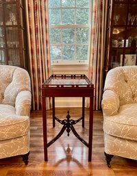 Baker Furniture Historic Charleston Mahogany Butlers Tray Table