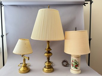 Lot Of 3 Lamps