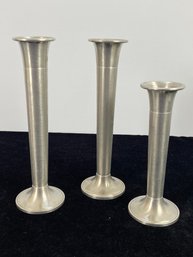 Woodbury Pewterers Bud Vases