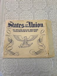 State Of The Union 50 State Solid Bronze Collectors Coin Set