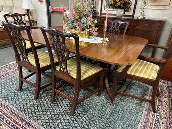 Dining Room Table & Six Chairs