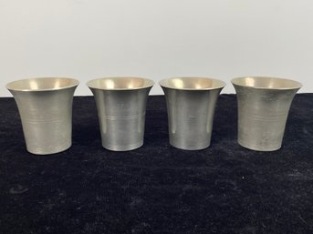 Woodbury Pewterers Shot Cup Set