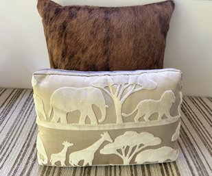 Safari Print & Hide Pillow