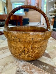 VIntage Chinese Wood Basket